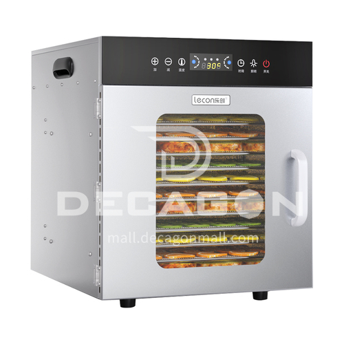 Lecon Electric Fruit Dryer Food Food Fruit Tea Dissolved Beans Fruits and Vegetables Dried Fruit Dryer Dehydrator Commercial   DQ000989